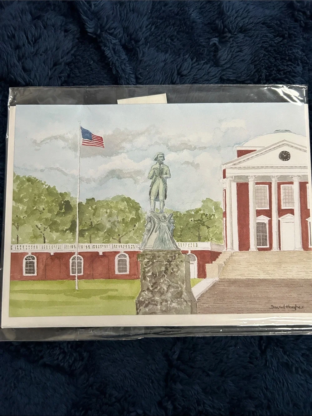 University of Virginia inch notecards
